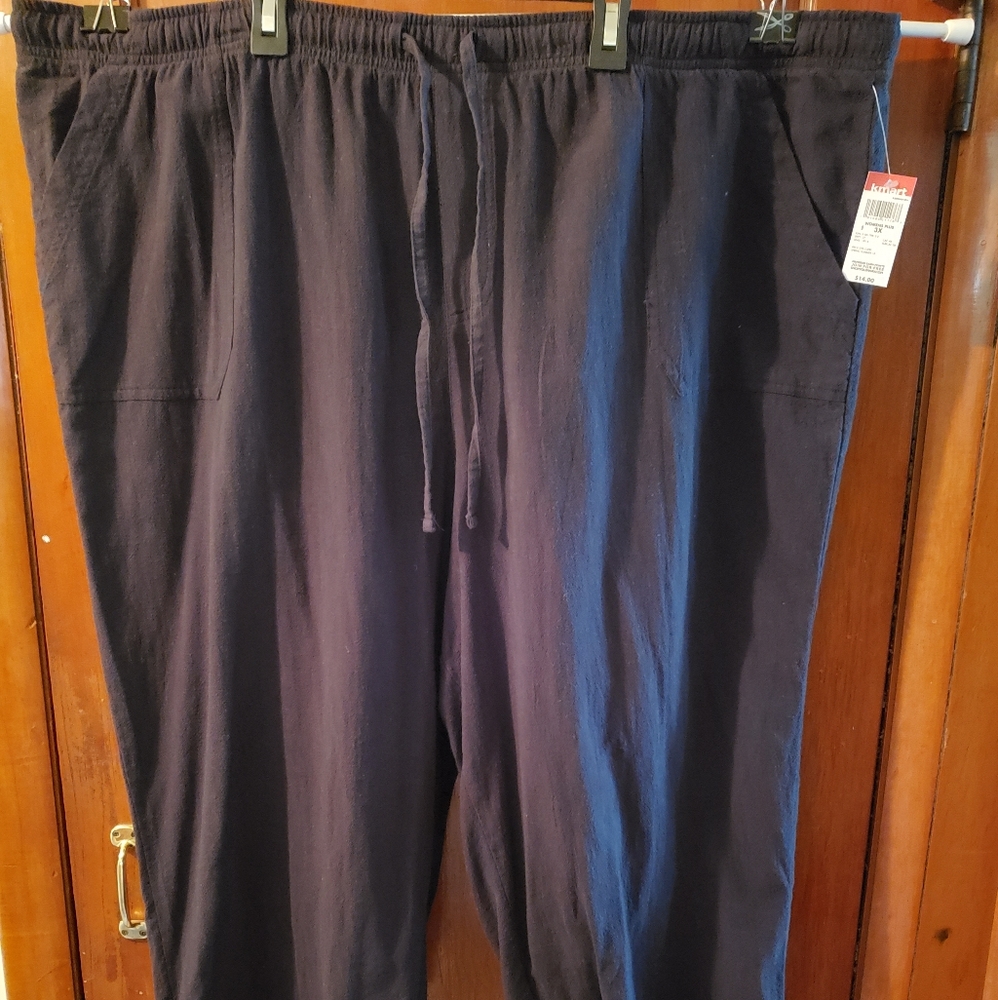 Comfy Linen Cotton Capris Pants